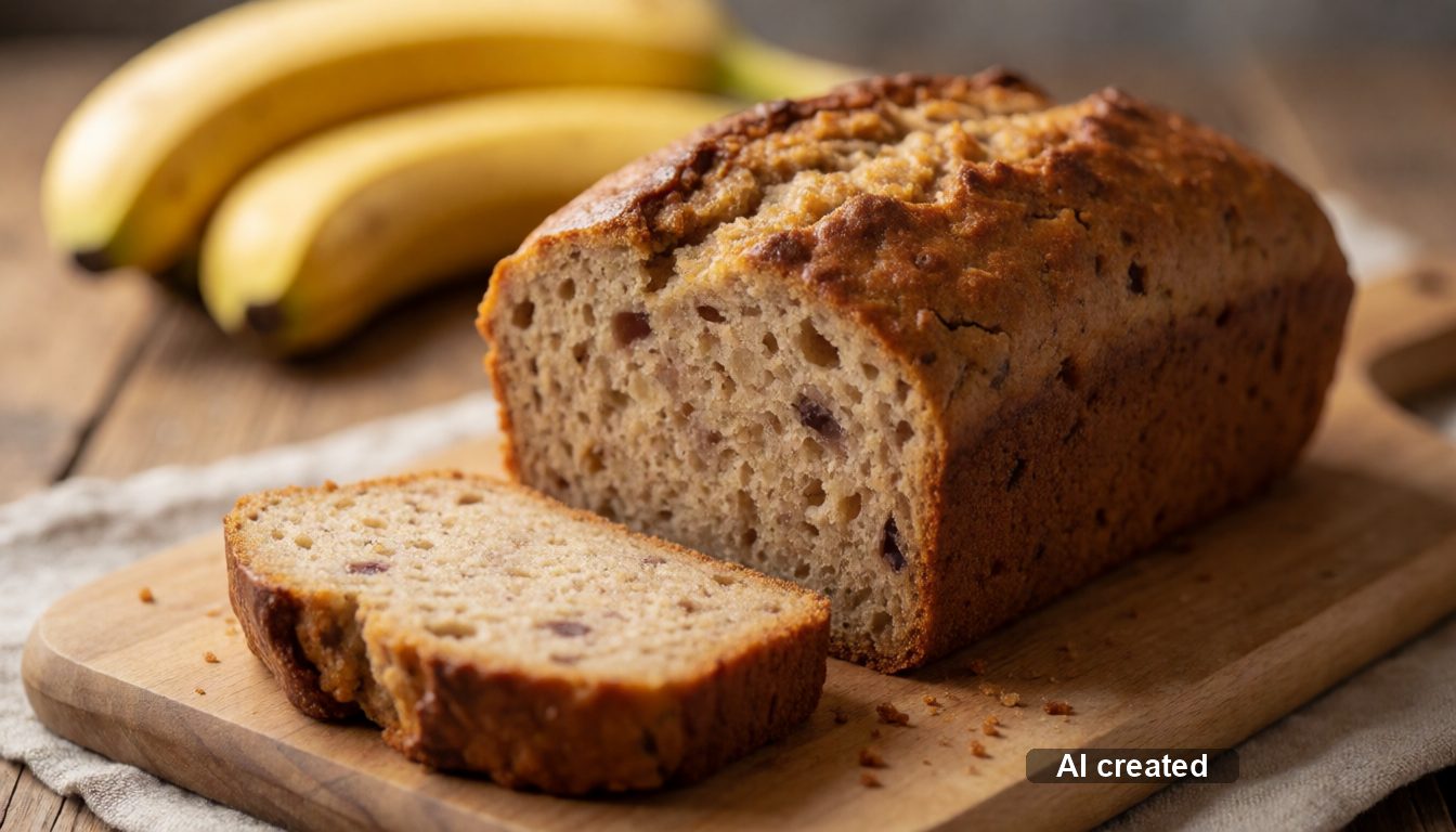 Veganes Bananenbrot