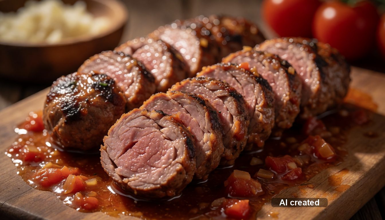 Schaschlik vom Schweinehals