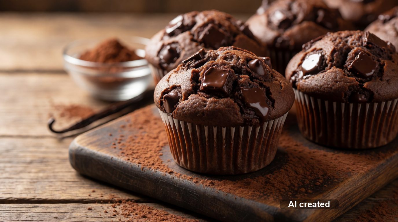 Schoko Muffins – made by Leonie