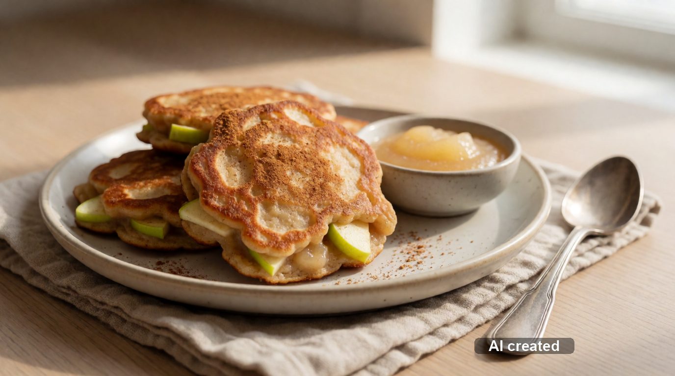 Vegane Apfelküchlein