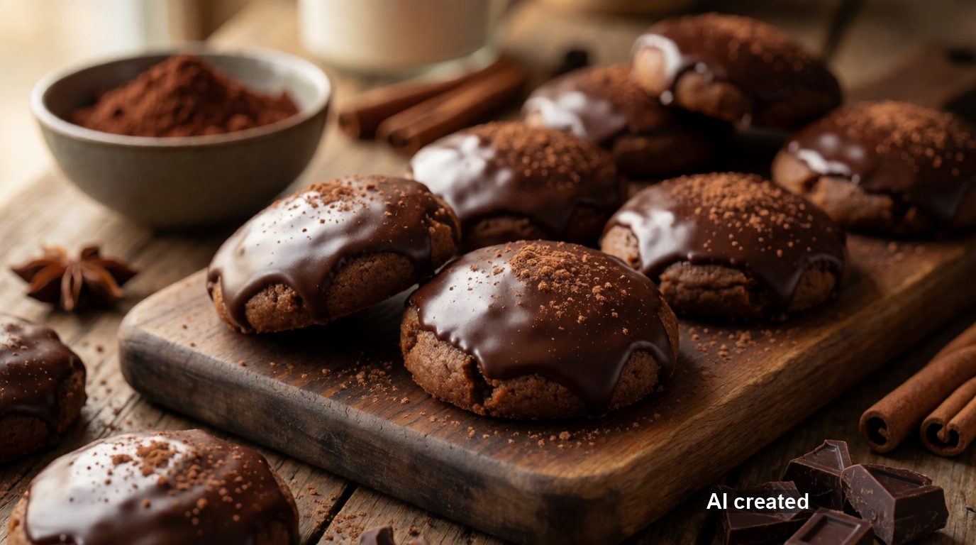 Einfache, vegane Schoko-Lebkuchen