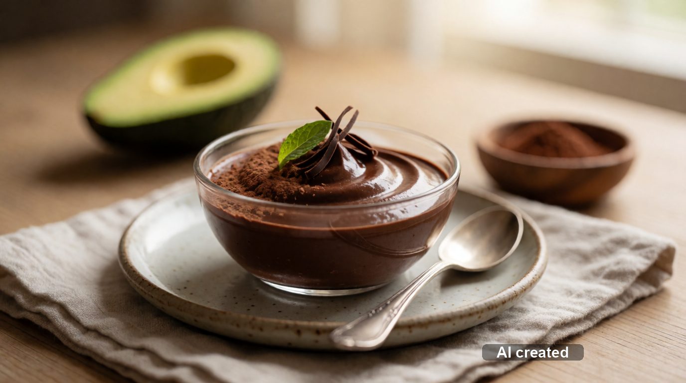 Avocado-Schoko-Creme – schnell & ohne Zucker