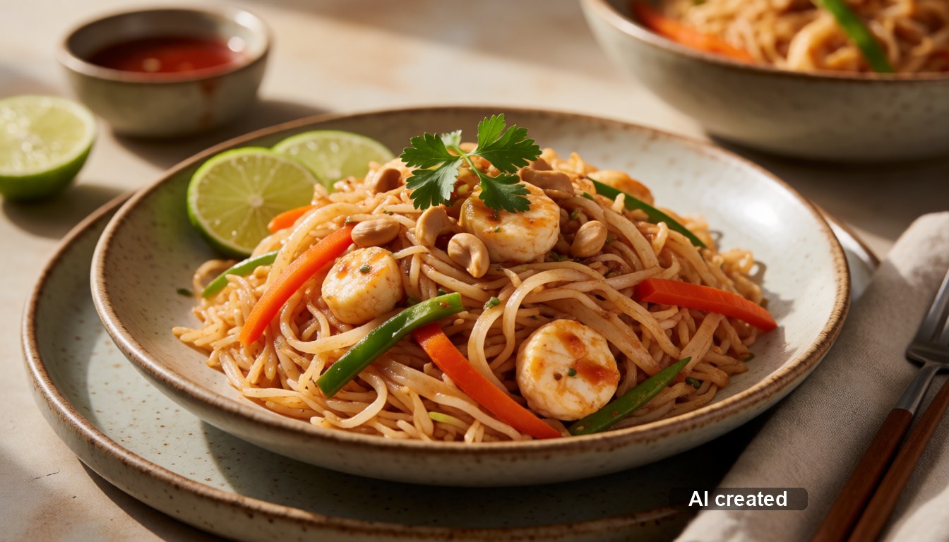 Pad Thai (gebratene Reisnudeln)